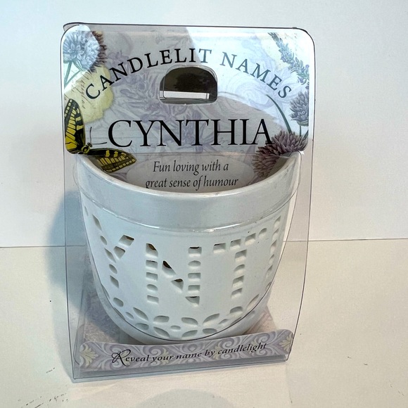 Candlelit Name Votive: CYNTHIA - Picture 1 of 3